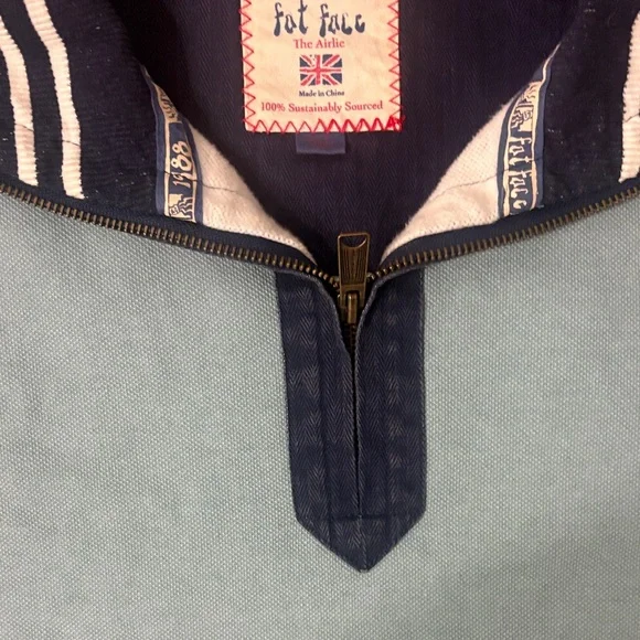 EUC!  Men’s Fat Face Navy and Cream Airlie Pullover - only worn twice! - Picture 5 of 5